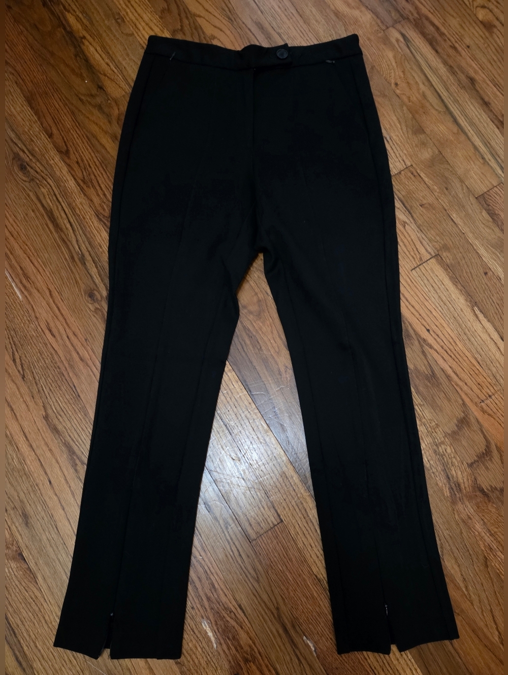 Anthropologie Maeve Black Ankle-Zip Pants- Black Size 10
